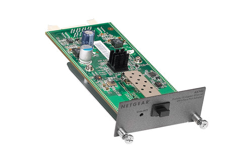 Netgear ProSafe 10 Gigabit Ethernet SFP+ Fibre Port Adapter, 10 Gbit/s, Wired - AX743-10000S