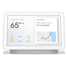 Google Home Hub with Smart Home Assistant, 7" LCD Touchscreen, WiFi, Bluetooth, Chalk - GA00516-US