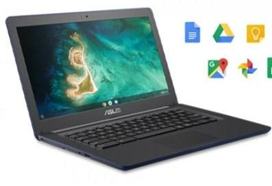 Asus C403 14" HD Rugged Chromebook, Intel Celeron N3350, 1.10GHz, 4GB RAM, 32GB eMMC, Chrome OS - C403NA-YH02-BL