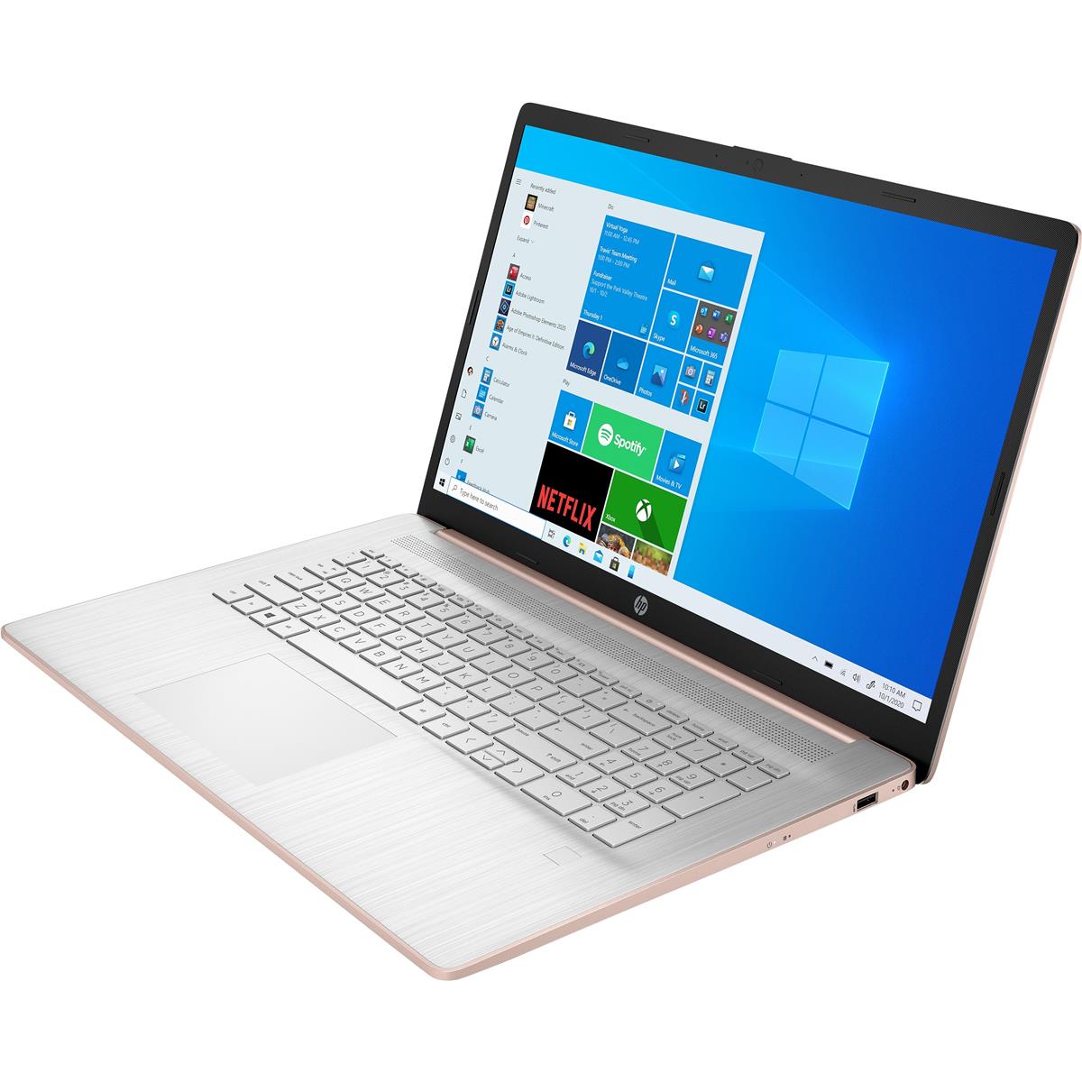 HP 17-cn1007cy 17.3" HD+ Notebook, Intel i5-1155G7, 2.50GHz, 12GB RAM, 512GB SSD, W11H + Microsoft Office 365 1 Year Subscription- 552Y0UA#ABA (Certified Refurbished)
