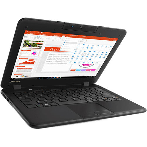 Lenovo 100e 11.6" LCD Chromebook Intel Celeron N3350 Dual-core 1.10 GHz 4GB 32GB Flash Memory Chrome OS 81ER0002US