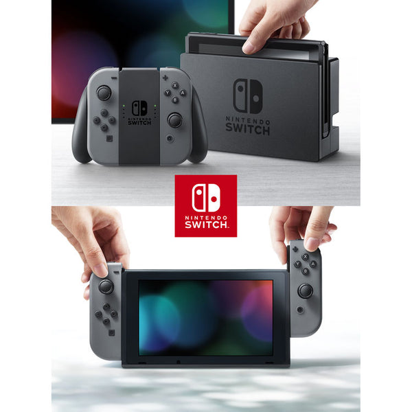 Nintendo Switch with Gray Joy-Controllers HACSKAAAA – CompTechDirect