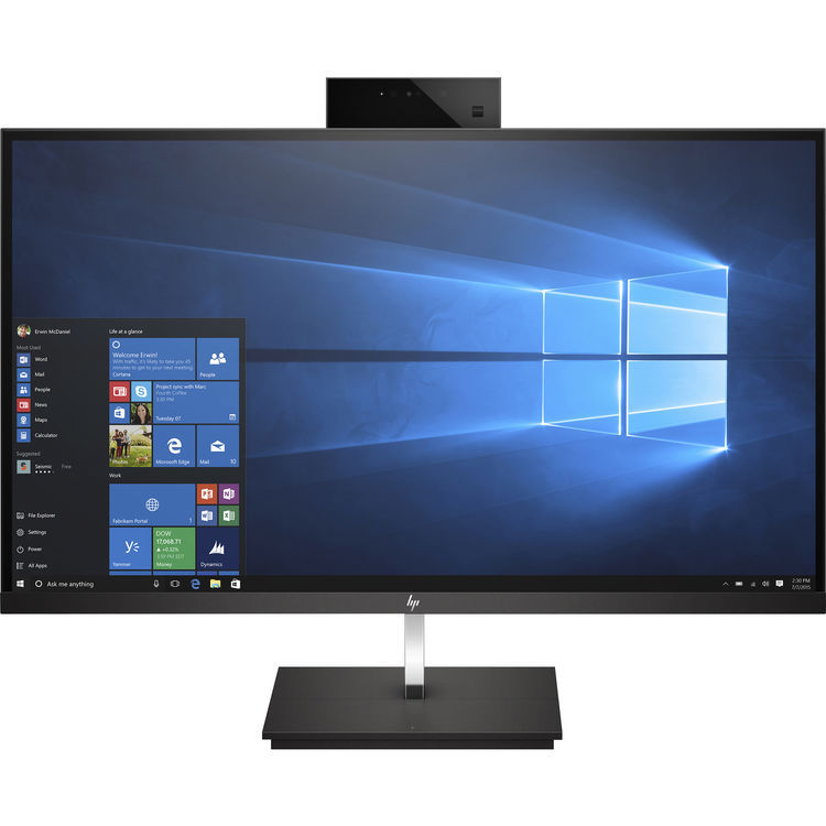 HP EliteOne 1000-G1 AIO PC 27" 4K UHD Intel Core i5, 3.40GHz, 8GB RAM, 1TB HDD SATA, Windows 10 Pro - 2TA64UT#ABA