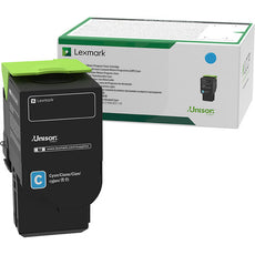 Lexmark Cyan Return Program Toner Cartridge, 1400 Pages Yield - 78C10C0