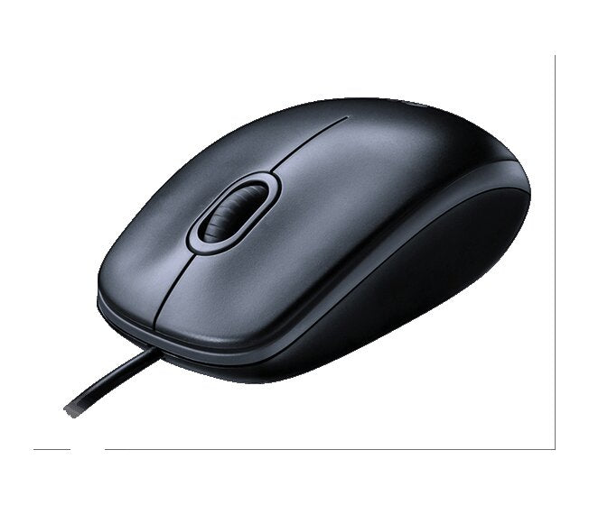 Logitech M100 Mouse, USB, Optical, 1000 DPI, Black- 910-001601