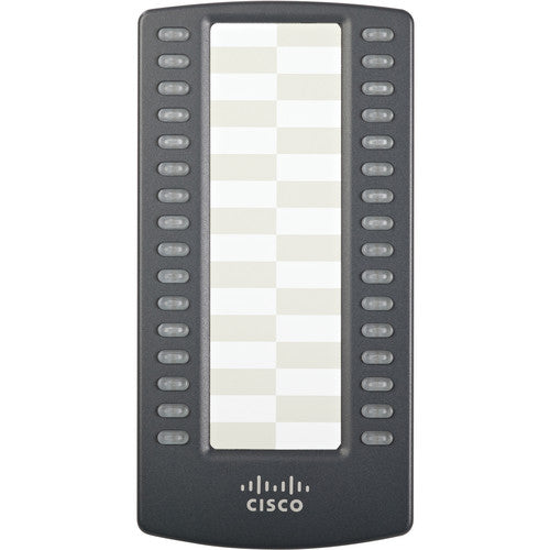 Cisco SPA500S Expansion Module, 32 Programmable LED Buttons, 2 x Auxiliary Ports - SPA500S (Certified Refurbished)