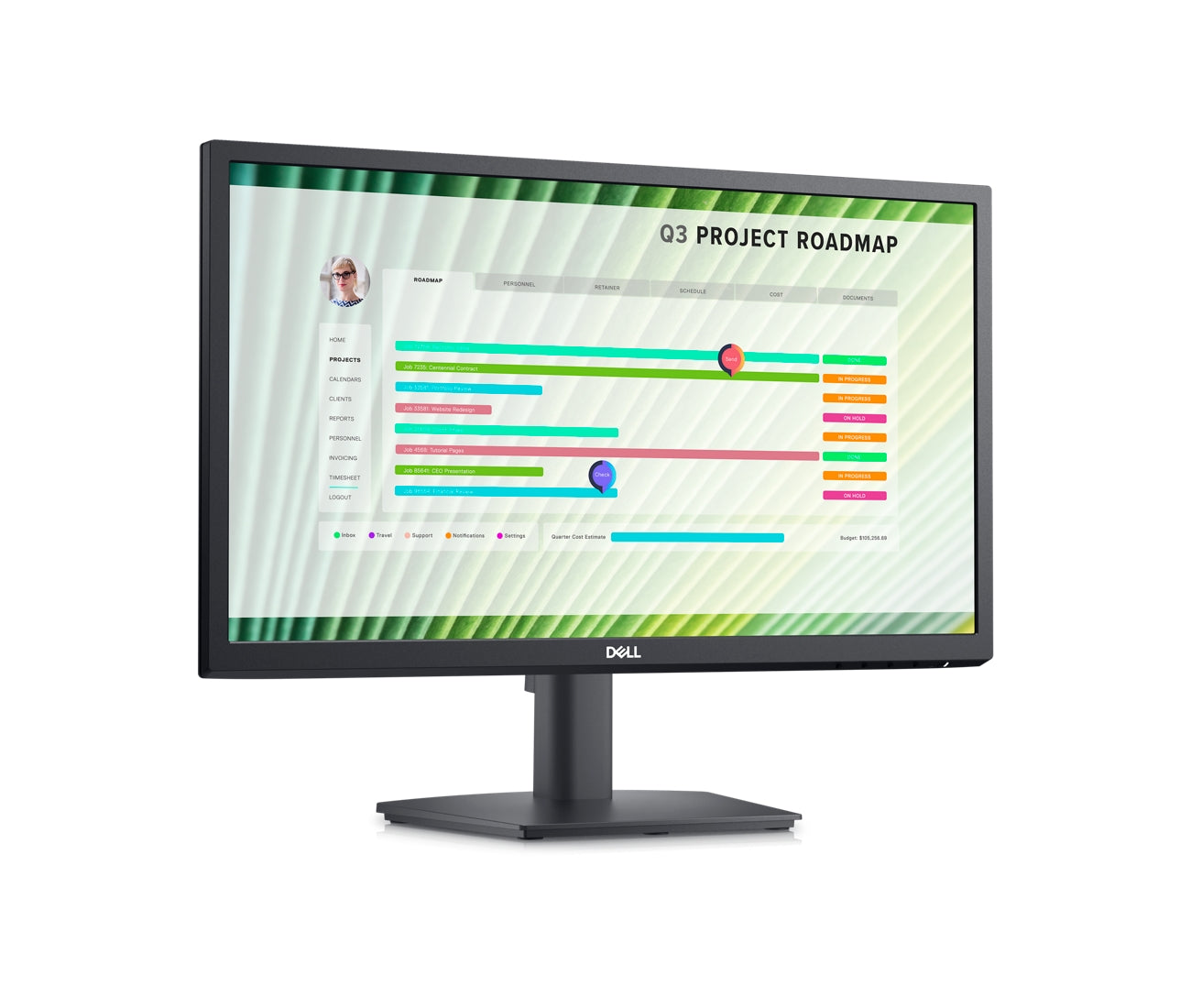 Dell E2223HV 21.45" FHD LED Monitor, 16:9, 8MS, 3000:1-Contrast - DELL-E2223HV