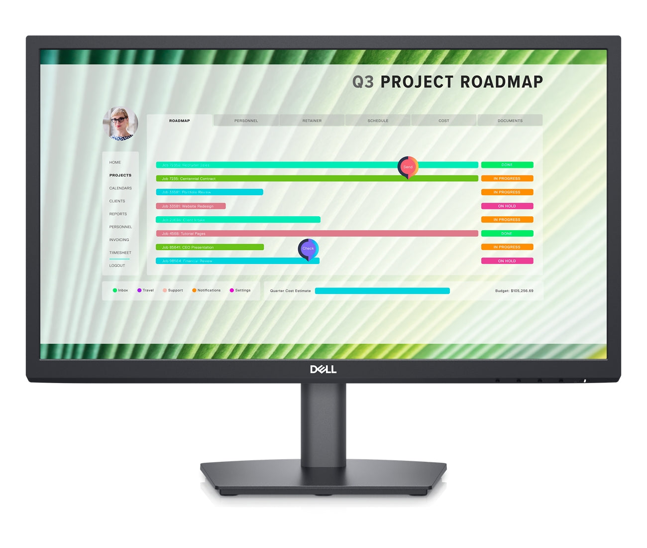 Dell E2223HV 21.45" FHD LED Monitor, 16:9, 8MS, 3000:1-Contrast - DELL-E2223HV