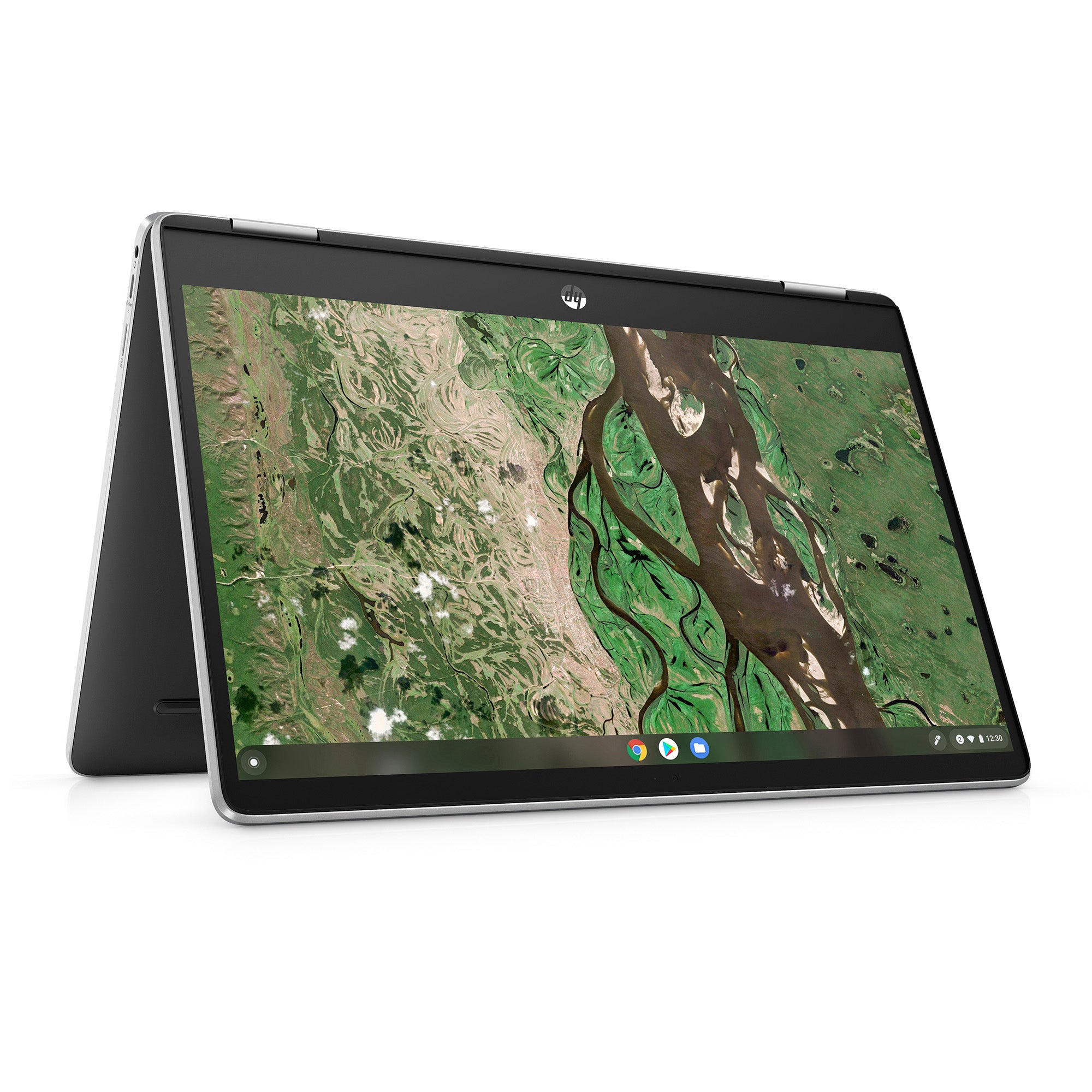 HP Chromebook x360 14b-cb0033dx 14" HD Convertible Notebook, Intel Celeron N4500, 1.10GHz, 4GB RAM, 64GB eMMC, Chrome OS - 677H1UA#ABA (Certified Refurbished)