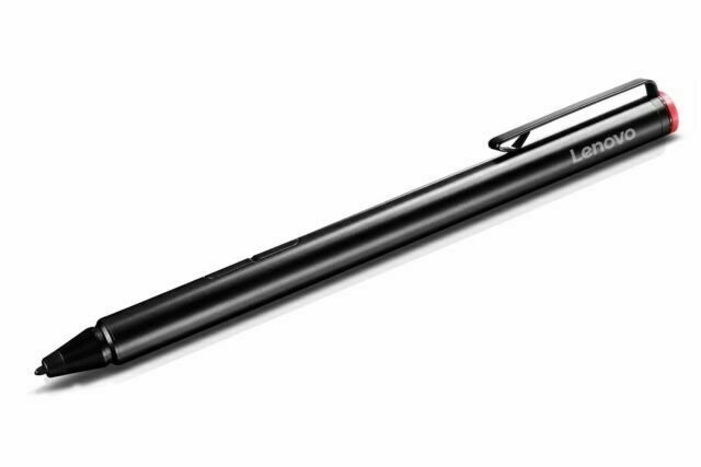Lenovo Active Pen, 2,048 Pressure Levels, USB Pen Holder, Black - GX80K32882