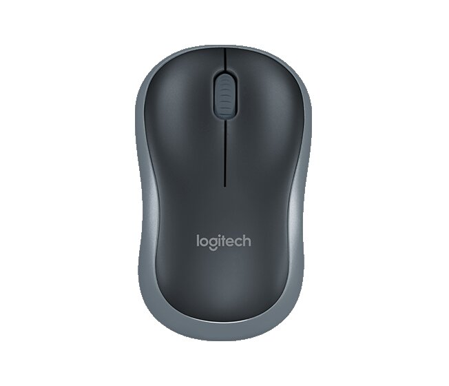 Logitech M185 Plug-and-Play Wireless Mouse, Optical, USB, 1000 DPI- 910-002225