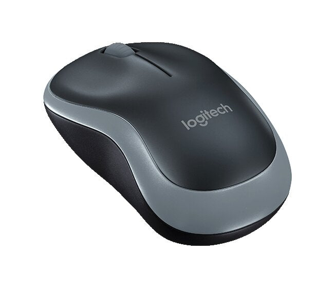 Logitech M185 Plug-and-Play Wireless Mouse, Optical, USB, 1000 DPI- 910-002225