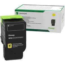 Lexmark Yellow Return Program Toner Cartridge, 1400 Pages Yield - 78C10Y0