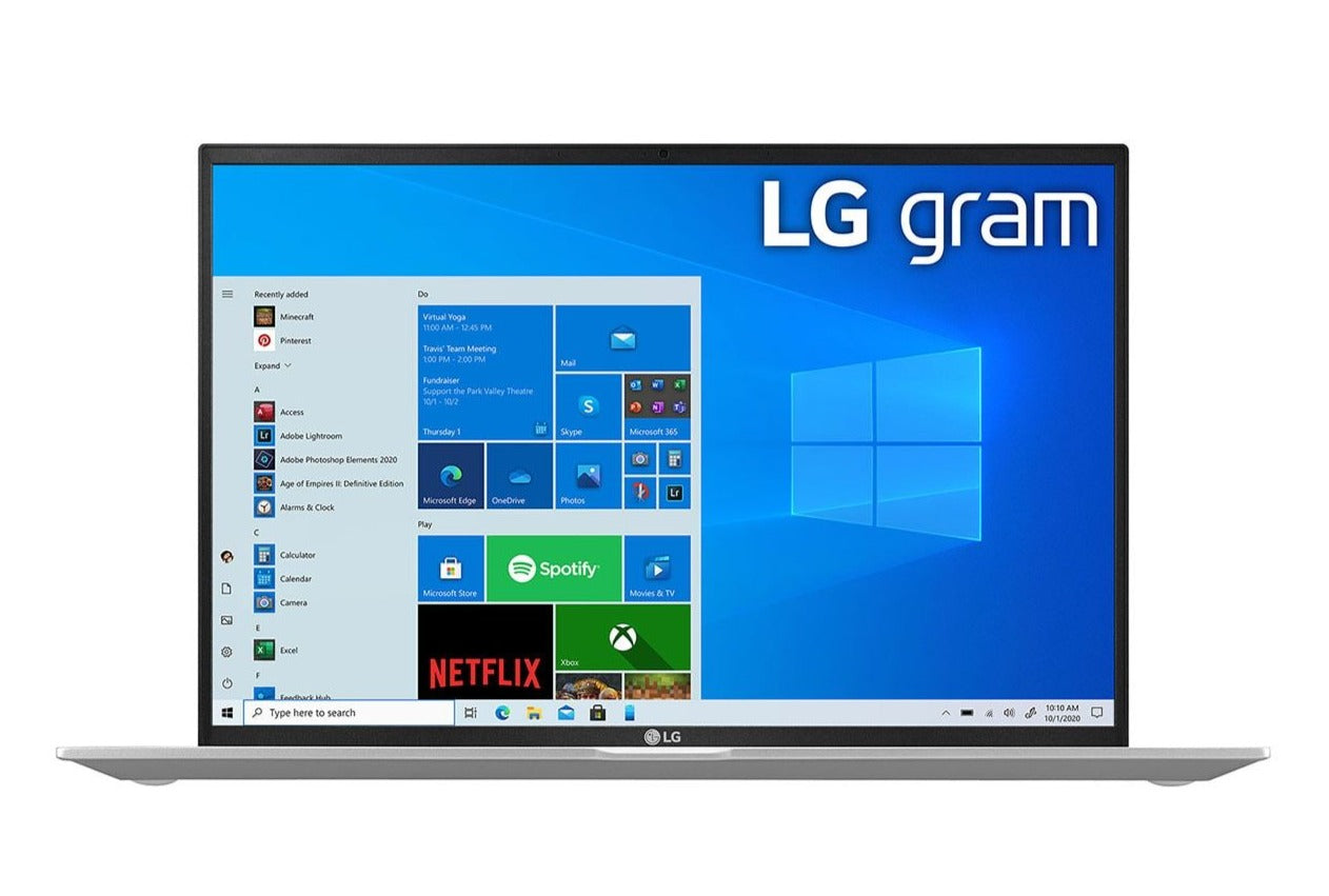 LG Gram 16" WQXGA Rugged Notebook, Intel i7-1165G7, 2.80GHz, 16GB RAM, 512GB SSD, Win10P - 16Z90P-N.APS5U1