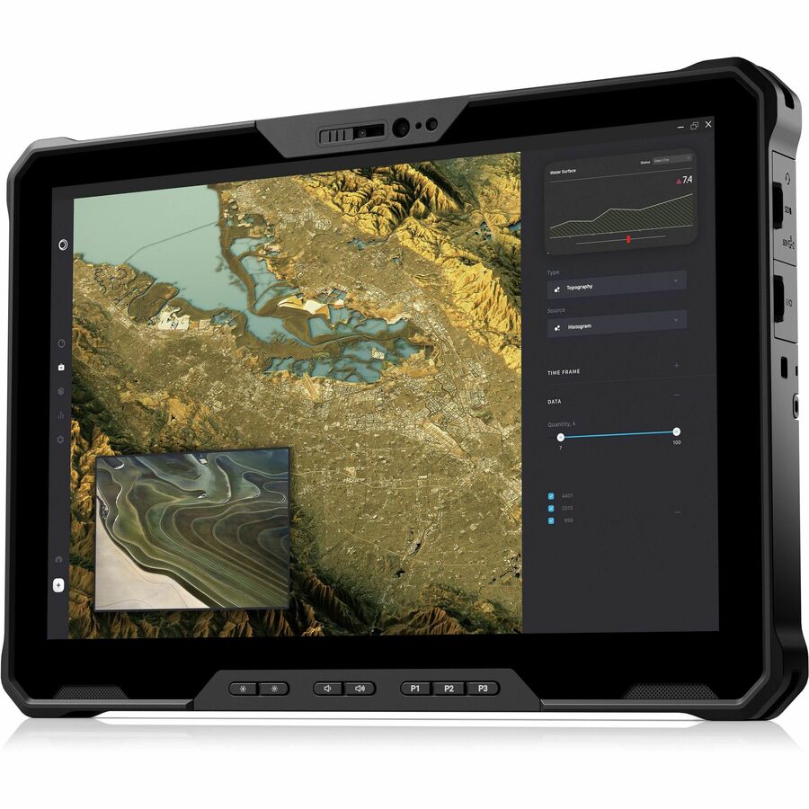 Dell Latitude 7230 12" FHD+ Rugged Extreme Tablet, Intel i5-1240U, 1.10GHz, 16GB RAM, 256GB SSD, Win11P - CR0MD