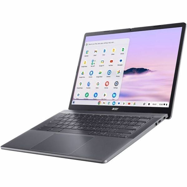 ACER Chromebook Plus 514 CBE574-1-R5LH 14" WUXGA Notebook, AMD R3-7320C, 2.40GHz, 8GB RAM, 256GB SSD, ChromeOS - NX.KREAA.002