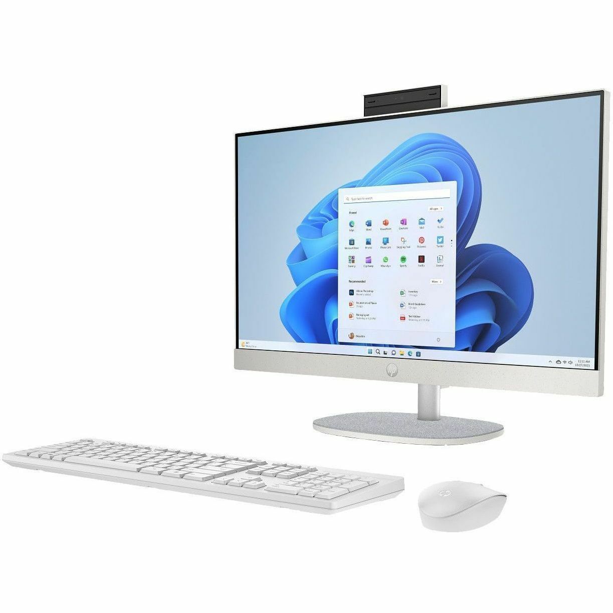 HP 24-cr0109 23.8" FHD All-in-One PC, Intel i5-1334U, 8GB RAM, 1TB SSD, Win11H - BB4R4AA#ABL (Certified Refurbished)