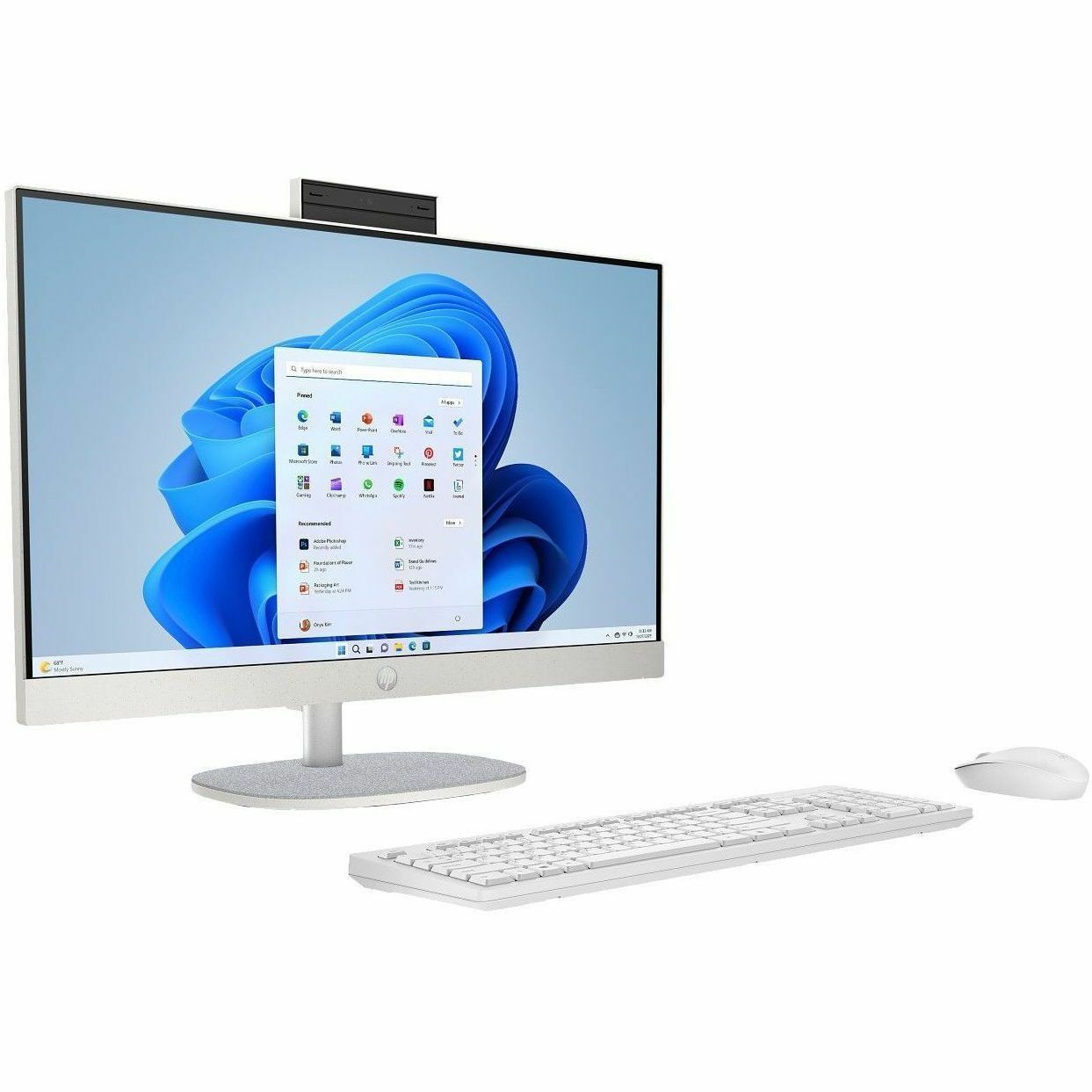 HP 24-cr0109 23.8" FHD All-in-One PC, Intel i5-1334U, 8GB RAM, 1TB SSD, Win11H - BB4R4AA#ABL (Certified Refurbished)