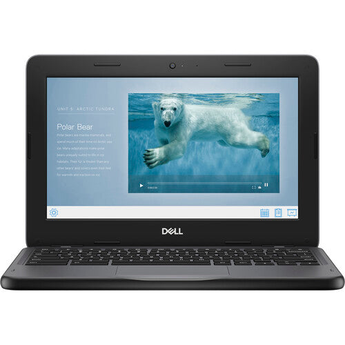 Dell Chromebook 3110 11.6" HD Laptop, Intel Celeron N4500, 1.10GHz, 4GB RAM, 64GB eMMC, ChromeOS - NG20V (Refurbished)
