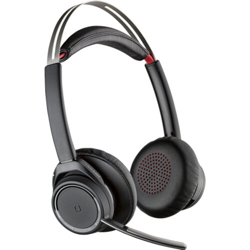 HP Poly Voyager Focus B825 USB-A Headset + Charging Stand, Bluetooth - 7E2M4AA