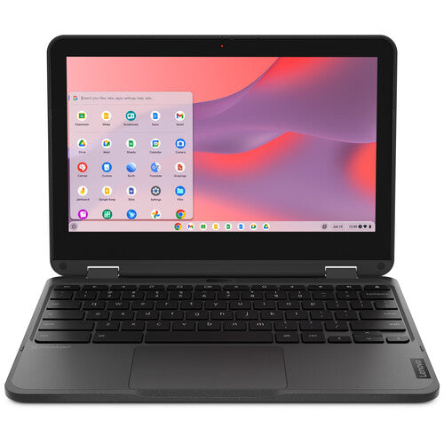 Lenovo 500e Gen-4s 11.6" HD Convertible Chromebook, Intel N250, 8GB RAM, 64GB eMMC, ChromeOS - 83N80001US