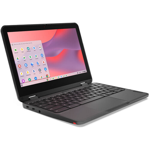 Lenovo 500e Gen-4s 11.6" HD Convertible Chromebook, Intel N250, 8GB RAM, 64GB eMMC, ChromeOS - 83N80001US