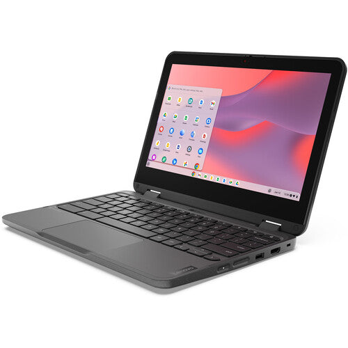 Lenovo 500e Gen-4s 11.6" HD Convertible Chromebook, Intel N250, 8GB RAM, 64GB eMMC, ChromeOS - 83N80001US