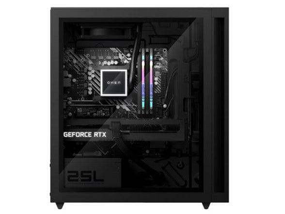 HP OMEN 25L GT15-2029 Tower Gaming Desktop, Intel i5-14400F, 2.50GHz, 16GB RAM, 1TB SSD, Win11H - A9VD0U8R#ABL (Certified Refurbished)