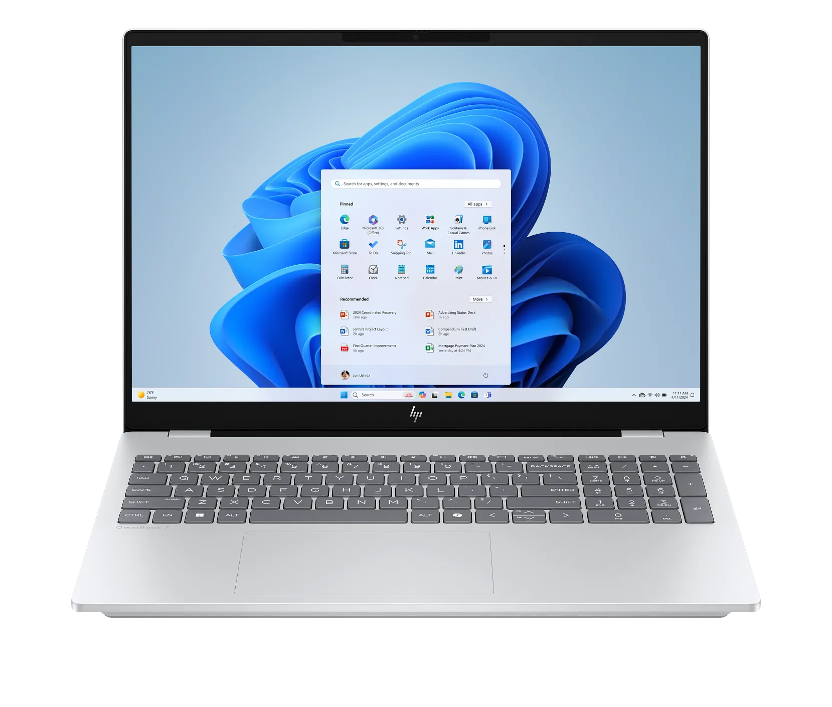 HP OmniBook 7 16T-AY000 16" WUXGA Laptop, Intel Ultra 5 225H, 16GB RAM, 1TB SSD, Win11H - D67HGU8#ABA (Certified Refurbished)