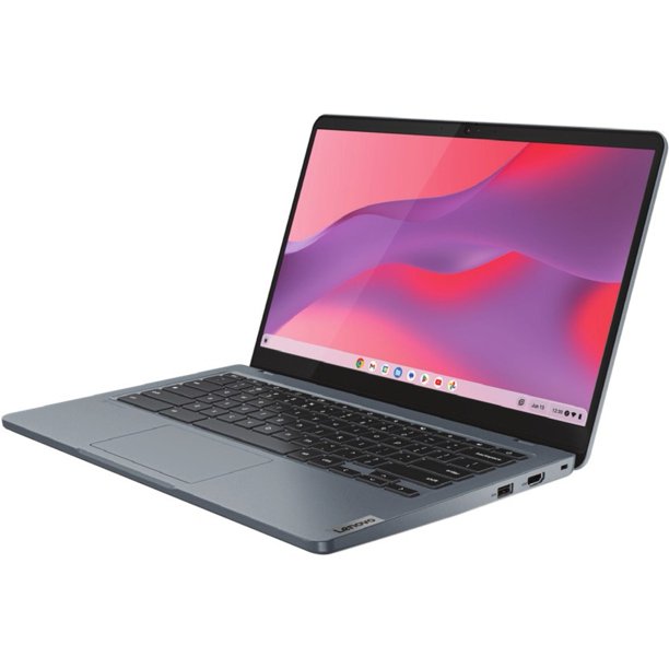 Lenovo IdeaPad Slim 3 14IAN8 14" HD Chromebook, Intel N100, 0.8GHz, 4GB RAM, 64GB eMMC, ChromeOS - 83BN0001US (Refurbished)