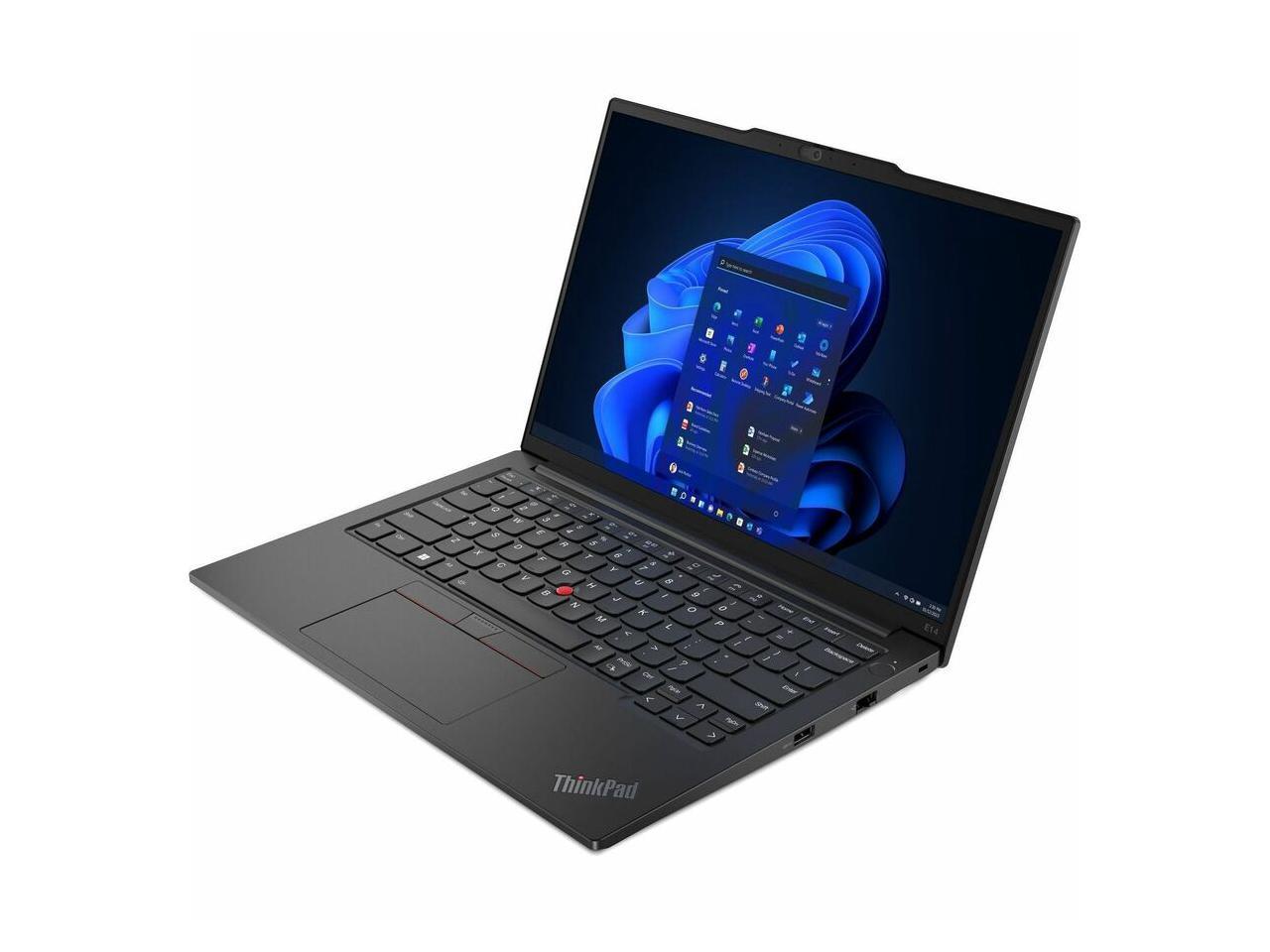 Lenovo ThinkPad E14 Gen 5 14" WUXGA Notebook, AMD R5-7530U, 2.0GHz, 8GB RAM, 256GB SSD, Win11P - 21JR001QUS