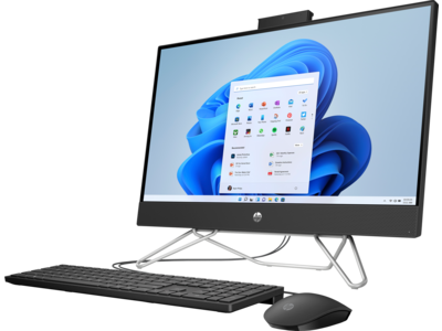 HP 24-cb0309c 23.8" FHD All-in-One PC, AMD Athlon Gold 3150U, 2.40GHz, 8GB RAM, 512GB SSD, Win11H - 1J9A9AA#ABL (Refurbished)