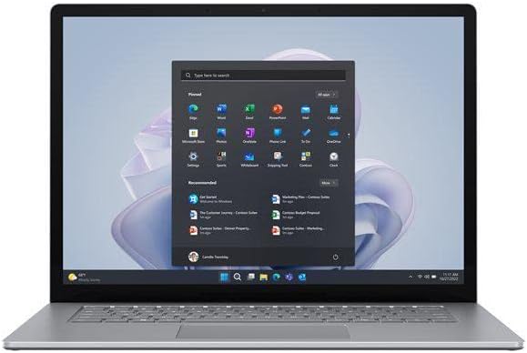 Microsoft 15" PixelSense Surface Laptop-5, Intel i7-1265U, 1.80GHz, 8GB RAM, 256GB SSD, W11P - RBZ-00001
