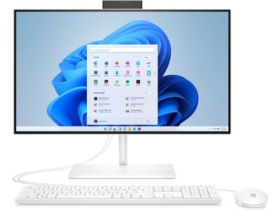 HP 24-cb0018 23.8" FHD All-in-One PC, AMD Athlon Gold 3150U, 2.40GHz, 8GB RAM, 512GB SSD, Win11H - 318K9AA#ABA (Certified Refurbished)