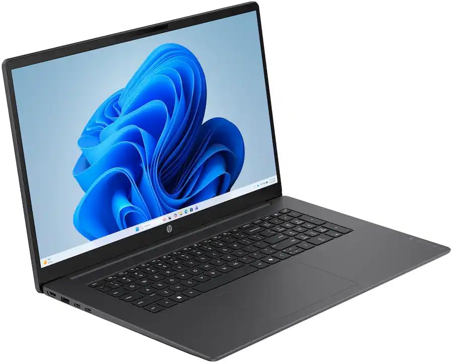 HP OmniBook 3 17-dg0107dx 17.3" FHD Laptop, Intel Ultra 7 255U, 16GB RAM, 512GB SSD, Win11H - D7NF3UA#ABA