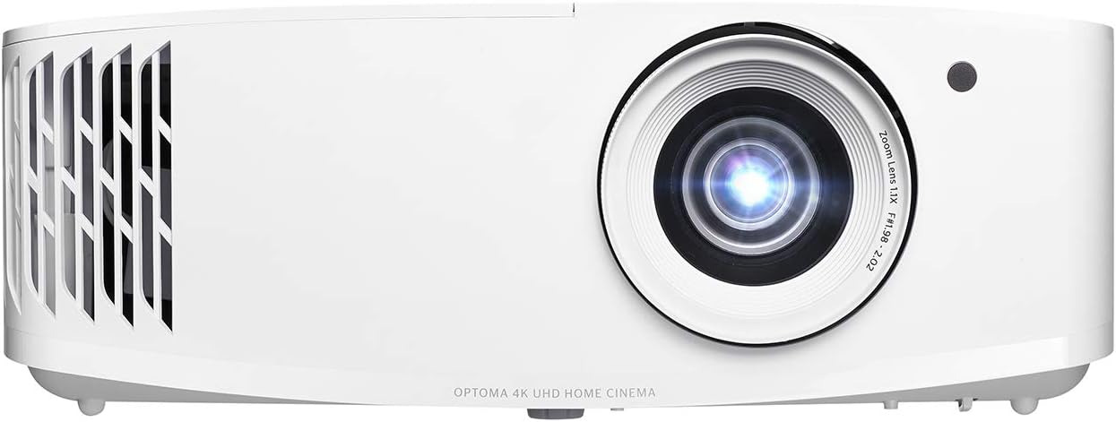 Optoma UHD38 Bright 4K UHD DLP Gaming Projector, 4000-Lumens, 1M:1-Contrast - UHD38RFBA (Certified Refurbished)