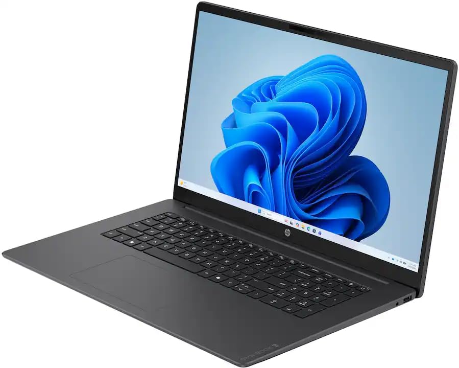 HP OmniBook 3 17-dg0107dx 17.3" FHD Laptop, Intel Ultra 7 255U, 16GB RAM, 512GB SSD, Win11H - D7NF3UA#ABA