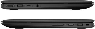 HP Fortis Flip G1m 11.6" HD Chromebook, MediaTek Kompanio 520, 8GB RAM, 64GB eMMC, ChromeOS - B61BKUT#ABA (Certified Refurbished))