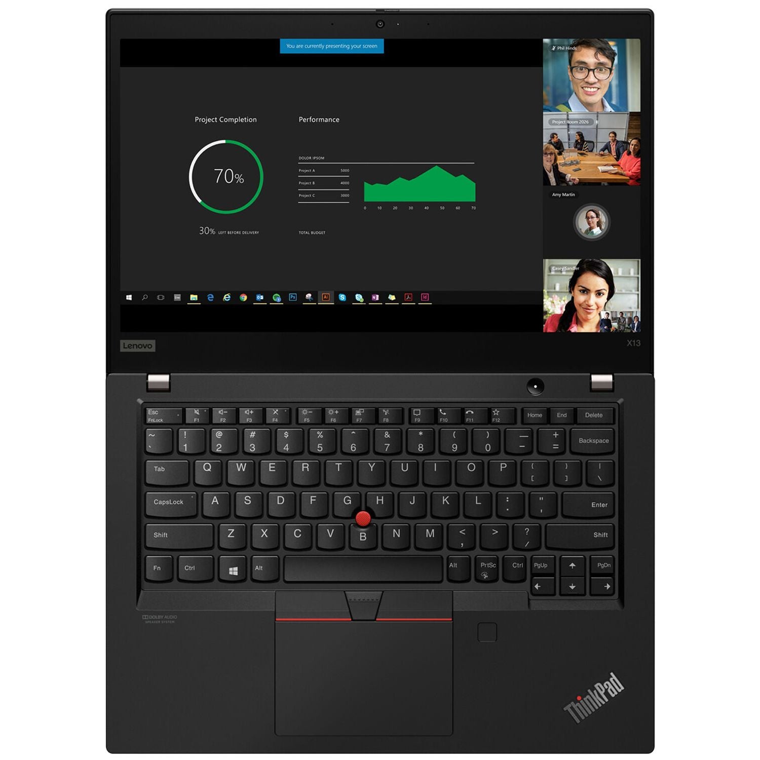 Lenovo ThinkPad X13 Gen 2 13.3" WUXGA Notebook, Intel i5-1145G7, 2.60GHz, 16GB RAM, 512GB SSD, Win11DG -  20WK00PXUS