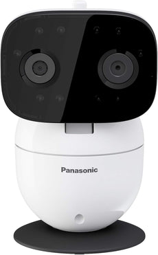 Panasonic Baby Monitor Add-on Camera, Pan, Tilt, Zoom, Wall Mountable, White - KX-HNC301W
