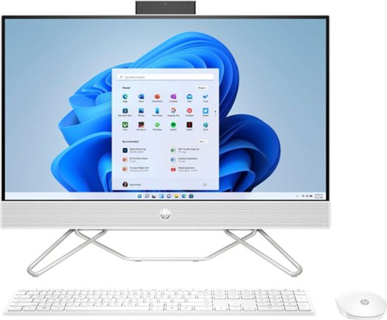 HP 24-cb1062ds 23.8" FHD All-in-One PC, Intel i5-1235U, 1.30GHz, 8GB RAM, 512GB SSD, Win11H - 577K2AA#ABA (Certified Refurbished)