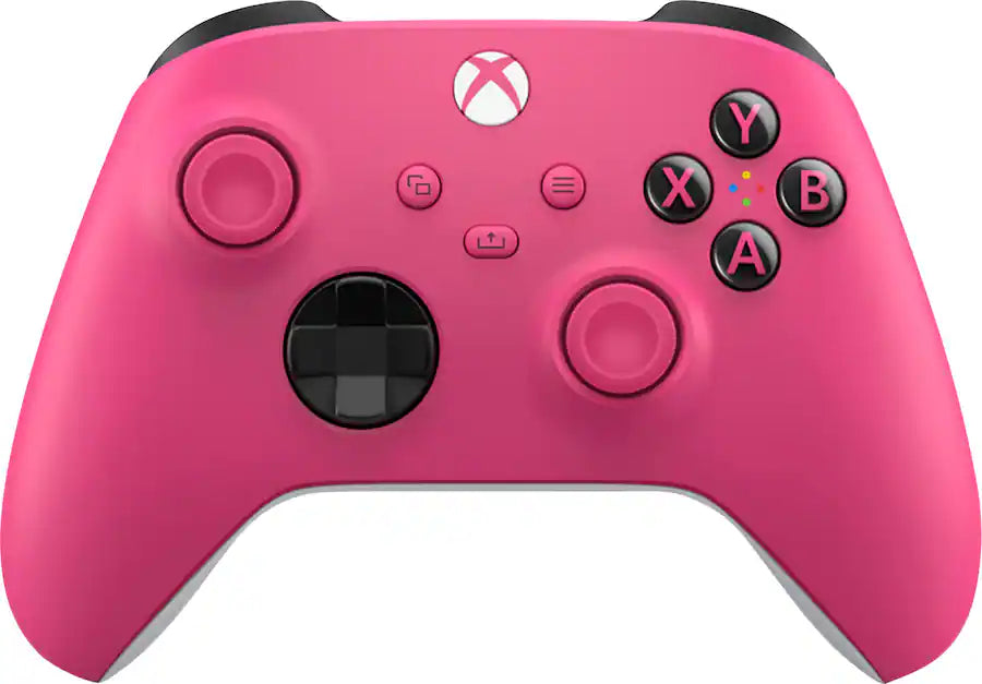 Microsoft Xbox Wireless Controller, Gaming Pad, Bluetooth, Deep Pink - QAU-00082 (Refurbished)