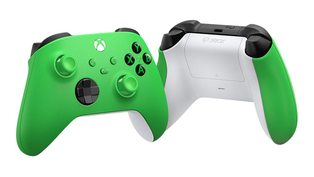 Microsoft Xbox Wireless Controller for Xbox Series X/S, Hybrid D-Pad, Bluetooth, USB-C, Velocity Green - EP2-29915 (Refurbished)