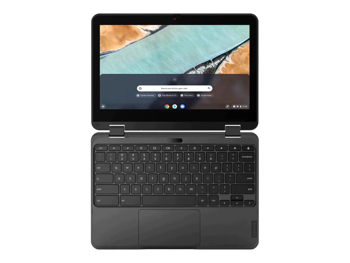 Lenovo 300e 11.6" HD Gen 3 Convertible Chromebook, AMD 3015Ce, 1.20GHz, 4GB RAM, 32GB eMMC, ChromeOS - 82J9000MUS