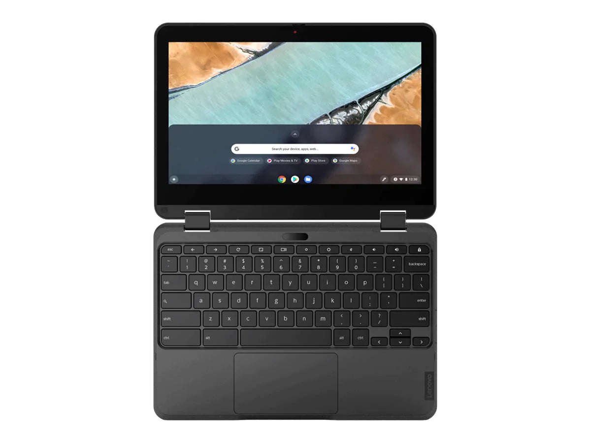 Lenovo 300e 11.6" HD Gen 3 Convertible Chromebook, AMD 3015Ce, 1.20GHz, 4GB RAM, 32GB eMMC, ChromeOS - 82J9000DUS