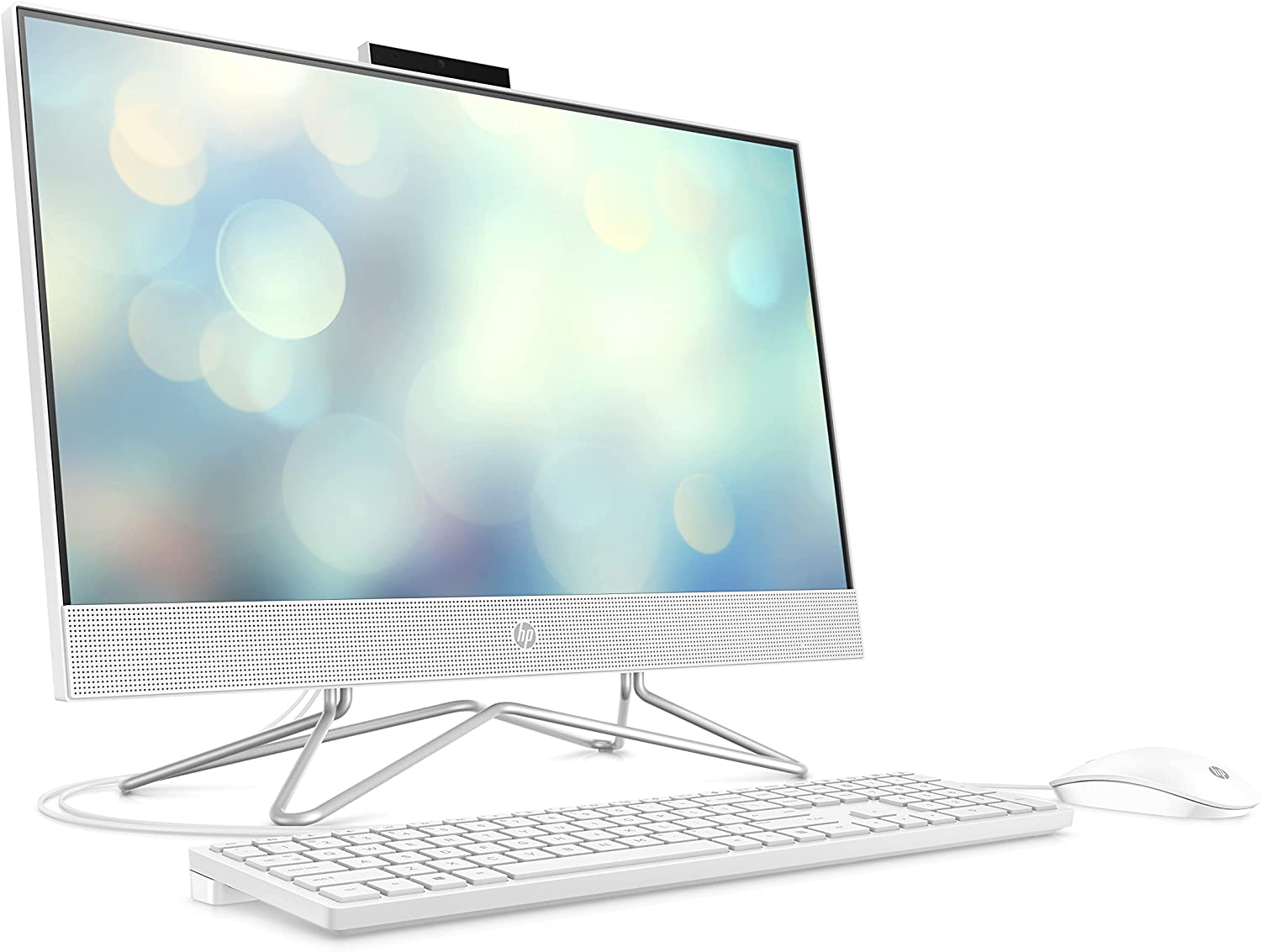 HP 22-dd0210 21.5" FHD All-in-One PC, AMD Athlon 3050U, 2.30GHz, 4GB RAM, 256GB SSD, Win11H - 1K0H2AA#ABA