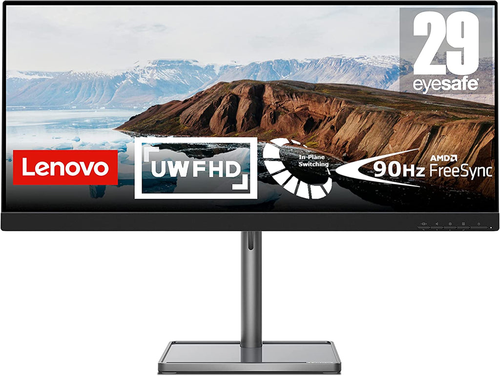 Lenovo L29w-30 29" UWFHD Monitor, 4ms, 21:9, 1000:1-Contrast - 66E5GCC3US