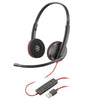HP Poly Blackwire 3220 Stereo USB-A Headset TAA, Noise Cancellation - 8M3X5AA#ABA