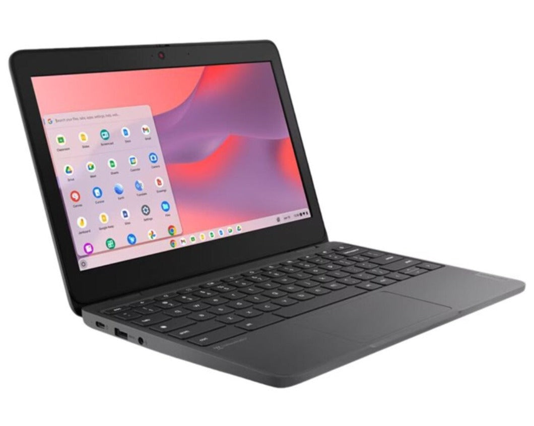 Lenovo 100e Gen-4 11.6" HD Chromebook, Intel N100, 0.8GHz, 4GB RAM, 32GB eMMC, ChromeOS - 83G80002US