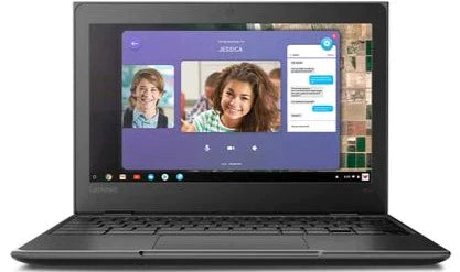 Lenovo 100e 11.6" HD 2nd Gen Chromebook, Intel Celeron N4020, 1.10GHz, 4GB RAM, 32GB eMMC, ChromeOS - 81MA0039US